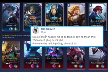Liên Quân Mobile: Game thủ gây phẫn nộ khi cố tình phá trận, thua nhanh để hạ Rank siêu tốc