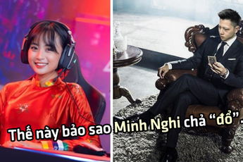 Được MC Minh Nghi 'bật đèn xanh', fan Bomman đua nhau ghép ảnh thần tượng mặc vest lấy điểm với cô nàng