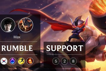 LMHT: Khi các tướng Hỗ Trợ ngày càng bá ở Top Lane, thì Rumble lại lủi thủi đi Đường Dưới ?