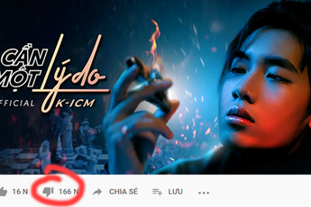 K-ICM tiếp tục "phá kỷ lục" Youtube, video chưa ra mắt nhưng lượng dislike đã tiếp tục gấp 10 lần like