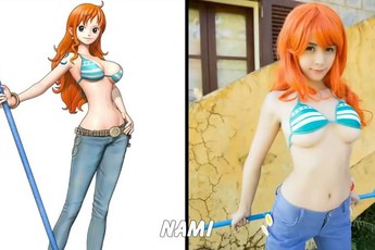 Khi các nhân vật trong One Piece bước ra ngoài đời thật tuyệt vời không khác gì trong anime