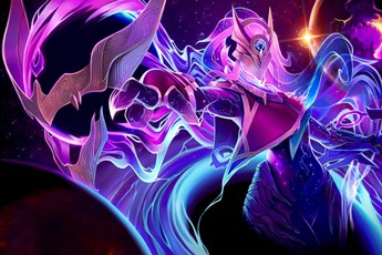 Chiêm ngưỡng vẻ đẹp mãn nhãn của trang phục fan-made Kindred Hắc Tinh - Vẻ đẹp huyền ảo của thần chết vũ trụ