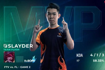 VCS mùa xuân 2020: DBL hủy diệt LK 2-0, FL đánh bại FTV giúp Slayder vươn lên top 1 MVP