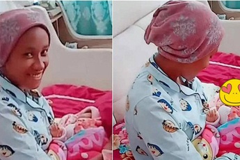 Mẹ Châu Phi lấy chồng người Châu Á, đẻ con ra ai cũng bất ngờ bởi khuôn mặt của em bé