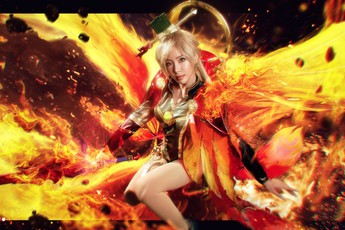Bỏng mắt với bộ hình cosplay của nữ game thủ Liên Quân Mobile xứ Thái, Butterfly xinh thế này thì ai nỡ combat!