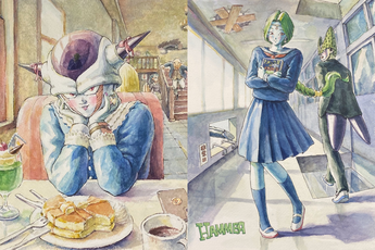 Chết cười loạt tranh vẽ fan art các nhân vật phản diện Dragon Ball trở thành... nữ sinh trung học