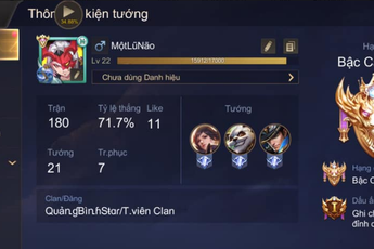 Liên Quân Mobile: Chơi lại nick mới và chẳng nạp tiền, nhiều người vẫn leo Rank Cao Thủ siêu dễ