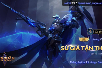 Liên Quân Mobile: Game thủ chi tiền triệu cho Elsu Sứ Giả, đua tranh Top 1 Skin toàn server