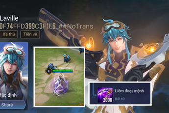 Liên Quân Mobile: Liềm Đoạt Mệnh có hiệu ứng "cảnh báo", người chơi tướng máu giấy sững sờ