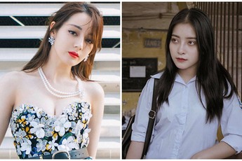 Cộng đồng mạng xôn xao, tìm ra nữ sinh 2K xinh đẹp, thần thái và gương mặt không khác gì Địch Lệ Nhiệt Ba
