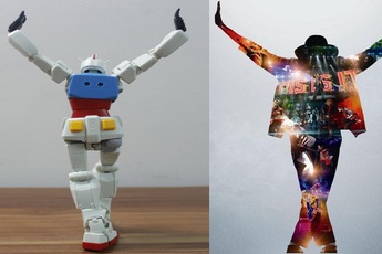 Quá thần tượng Michael Jackson, fan làm hẳn clip “cosplay” điệu nhảy của ông hoàng nhạc Pop bằng Gundam