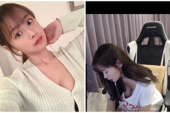 Vô tình cúi người trên sóng, nữ streamer xinh đẹp lộ ra vòng một đầy đặn tới bất ngờ, sóng stream tăng view cực mạnh
