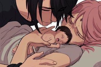 Naruto: Ngắm loạt fan art "vợ chồng người ta" tình bể bình mà chỉ biết ước