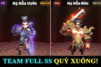 Kém 2 triệu lực chiến, "anh em nhà họ Hạ" vẫn vả dàn tướng SS 4 sao như... con khiến cộng đồng chiến thuật ngã ngửa