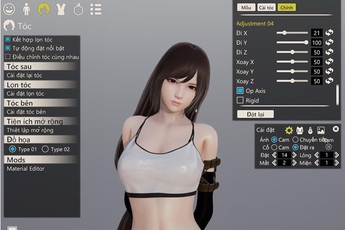 Tifa nóng bỏng bất ngờ xuất hiện trong tựa game “nuôi vợ ảo” cực hot trên Steam