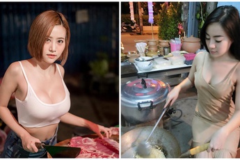 Ăn vận sexy đứng bán hàng - công thức để trở nên nổi tiếng, thành hot girl sau một đêm của nhiều cô gái