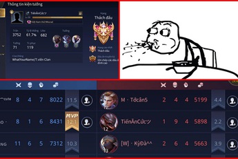 Liên Quân Mobile: Chỉ quen "hành hạ" máy, Thách Đấu VN gặp người thật thì feed mạng như được mùa