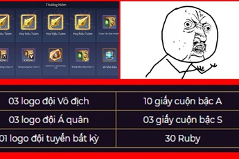 Liên Quân Mobile: Team thiết kế Event của Garena bị cộng đồng chê "ngáo" vì cách thiết lập phần thưởng quá dị