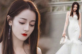 Cả Weibo nức nở vì loạt ảnh Địch Lệ Nhiệt Ba mặc váy cưới: Visual lẫn body đều hoàn mỹ, góc nghiêng quá xuất sắc