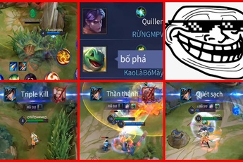 Liên Quân Mobile: Youtuber triệu "sub" dùng chiêu "Thăm Ngàn" khắc chế "trẻ trâu" phá game