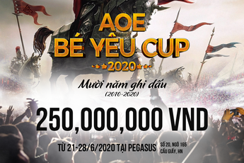 Thông báo về AoE Bé Yêu Cup 2020 – Ego và quyết tâm duy trì giải đấu có truyền thống bậc nhất cộng đồng AoE Việt Nam