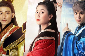 Liên Bỉnh Phát, BRay và Võ Ngọc Trân tạo hình cổ trang chuẩn như nhân vật kiếm hiệp trong Tỷ Muội Hoàng Cung