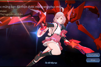 Liên Quân Mobile: Game thủ "ăn hôi" trúng được ngay skin SS nhờ "vòng quay" Violet Vệ Thần