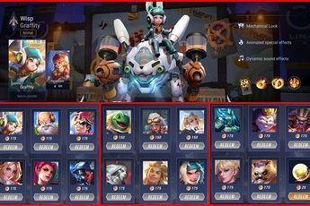Liên Quân Mobile: Garena huy động 70 tướng, 28 skin cho game thủ chọn ở Event mừng sinh nhật 3 tuổi