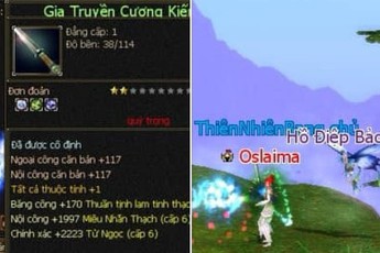 Oslaima: Rich Kid 12 tuổi của Thiên Long Bát Bộ với giai thoại đập 10 triệu vào thanh kiếm... cấp 1