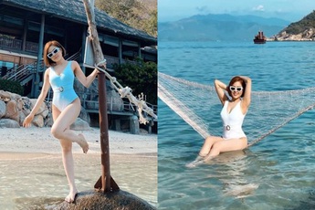 Hot girl Trâm Anh lần đầu đăng ảnh bikini nóng bỏng sau biến cố
