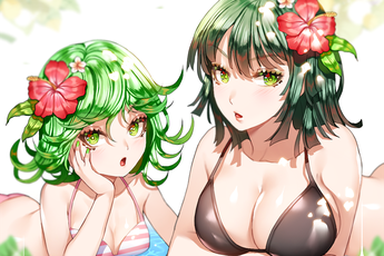 "Nóng thế này thì sao phải mặc", ngắm đệ nhất mỹ nhân One-Punch Man diện bikini mà mát rượi tâm hồn