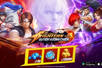 KOF AllStar VNG – Quyền Vương Chiến tung ngay 1000 giftcode đặc biệt cho anh em "thoải mái" chơi game