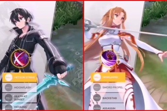 Liên Quân Mobile hợp tác Sword Art Online: Kirito và Asuna sở hữu kỹ năng của Allain và Butterfly