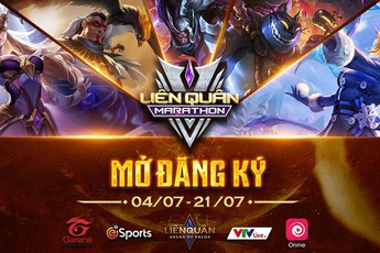 Mở đăng ký Liên Quân Marathon: Giải LQM Online 'siêu to khổng lồ' do VTVlive eSports tổ chức