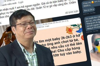 Các nữ sinh 2k vào group kín tìm "sugar daddy" chu cấp 8 - 10 triệu/ tháng, chuyên gia lên tiếng: "Cần lên án nhưng khó xử lý"