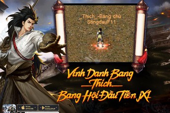 Tận nửa năm mới ra mắt tính năng Bang Hội, Huyền Thoại Võ Lâm JX1 khiến game thủ phát hờn ganh đua