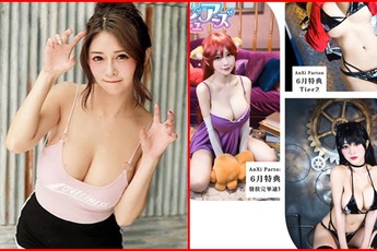 Ngắm nhìn khuôn mặt thiên thần, vòng 1 căng tràn bờ đê của nữ coser "thương hiệu" JKF