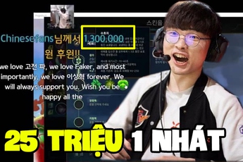 Fan donate toàn chục triệu 1 nhát, chủ tịch Faker kiếm 100 tỷ/năm "nhây nhả": Cứ đà này mình sẽ giàu mất thôi