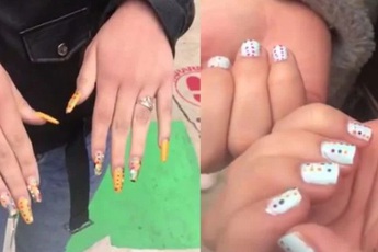Chiêu trò gian lận thi cử mới của các chị em: Dùng sơn móng tay để ngụy trang cho đáp án
