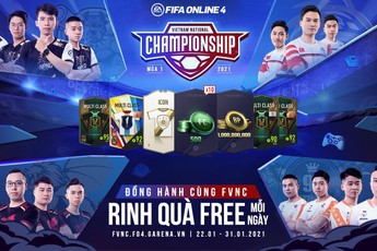 FIFA Online 4 ra mắt chuỗi sự kiện 4 trong 1 cực khủng đồng hành cùng FVNC 2021