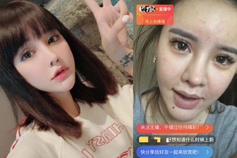 Vô tình tắt filter, nữ streamer xinh đẹp bất ngờ lộ ra dung nhan khác thường, "lão hóa" phải 20 tuổi