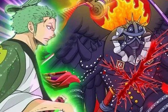 Chứng kiến King bị Zoro hạ gục, nhiều fan One Piece cho rằng Oda đang rất vội để kết thúc bộ truyện trong 5 năm tới