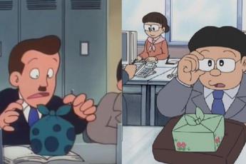 Doraemon: 5 lần bố Shizuka xuất hiện lại là một người khác nhau khiến bà Minamoto suýt mang tiếng "lăng nhăng""