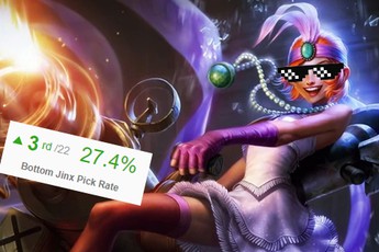 LMHT: Từ chỗ bị người chơi lãng quên, Jinx đã "một bước hóa rồng" tại phiên bản 11.4