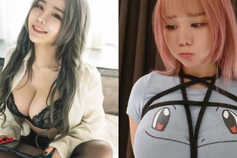 Khoe vòng một căng tròn khi bị trói hình ngôi sao năm cánh, nữ YouTuber khiến CĐM phát sốt, hỏa tốc tìm info
