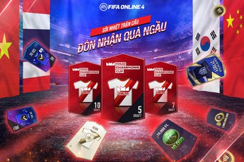 FIFA ONLINE 4 Mang đến cơ hội đặc biệt để nâng cấp đội hình MIỄN PHÍ thông qua sự kiện "Cháy Cùng FIFAe Champions Cup 2021"