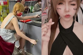 "Thả rông 100%" khi đi câu hải sản, nàng hot girl khiến CĐM phải bỏng mắt, hỏa tốc tìm info