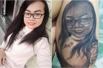 Xăm hình vợ lên đùi để thể hiện tình yêu, nam thanh niên khiến CĐM không thể nhịn cười trước "thành phẩm" và cái kết của câu chuyện
