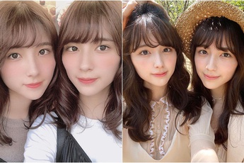 Xuất hiện cặp song sinh hot girl siêu cực phẩm gây ngỡ ngàng CĐM, chỉ ước được "bế cả hai" về nhà