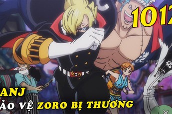 Cùng soi những chi tiết thú vị trong One Piece chap 1012: Sanji tỏ ra ngạc nhiên khi Zoro tìm được đường lên nóc nhà
